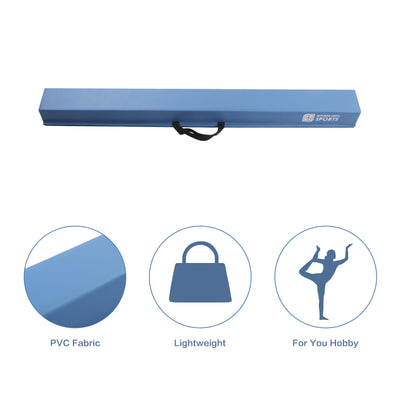 6 Ft / 8 Ft Folding Balance Beam Anti-slip Walking Beam for Kids | Balance Training Gymnastics Equipment for Practice, Physical Therapy and Professional Home Training
