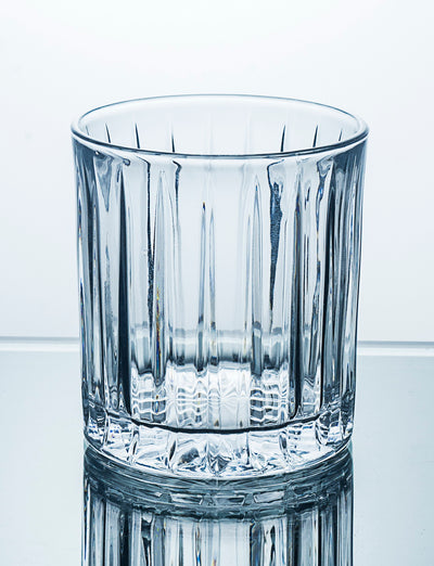 CrystalHouz Lead Free Crystal Whiskey Glass Tumbler (Set of 4), 11 Oz