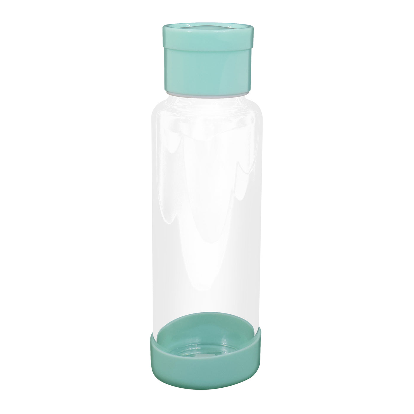 Clear Water Bottle 12oz / 350ml Wide Mouth Glass Bottles with Lids for Juicing