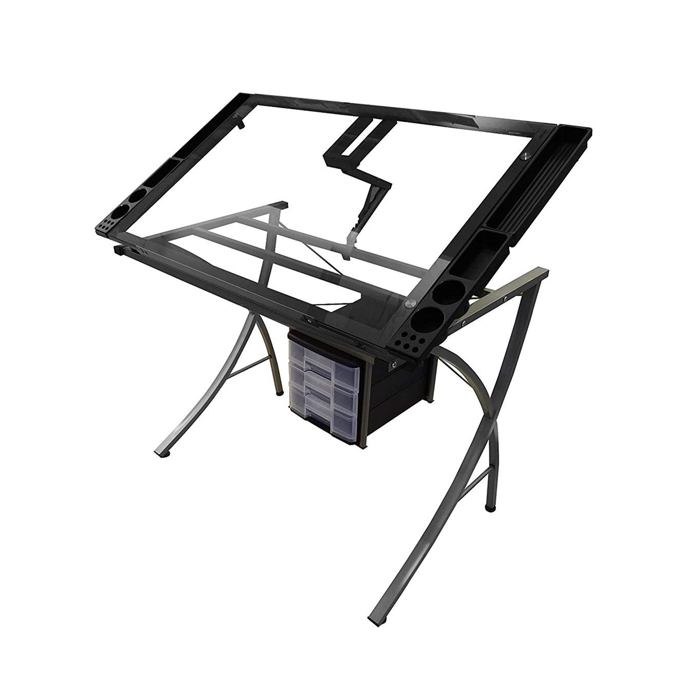 Office Drafting Table Art Drawing Adjustable Craft Work Station