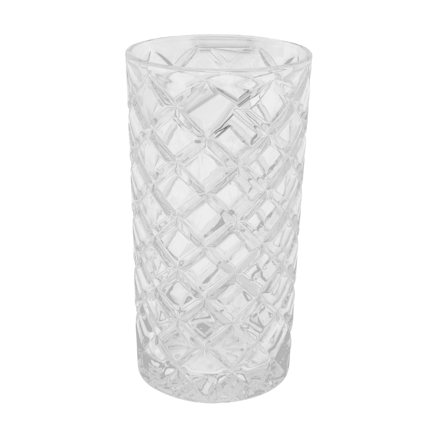 Set of 4 Drinking Glasses Highball Glasses For Water, Juice, Whiskey, and Cocktails | Beverage Tumbler Glasses All Purpose Highball