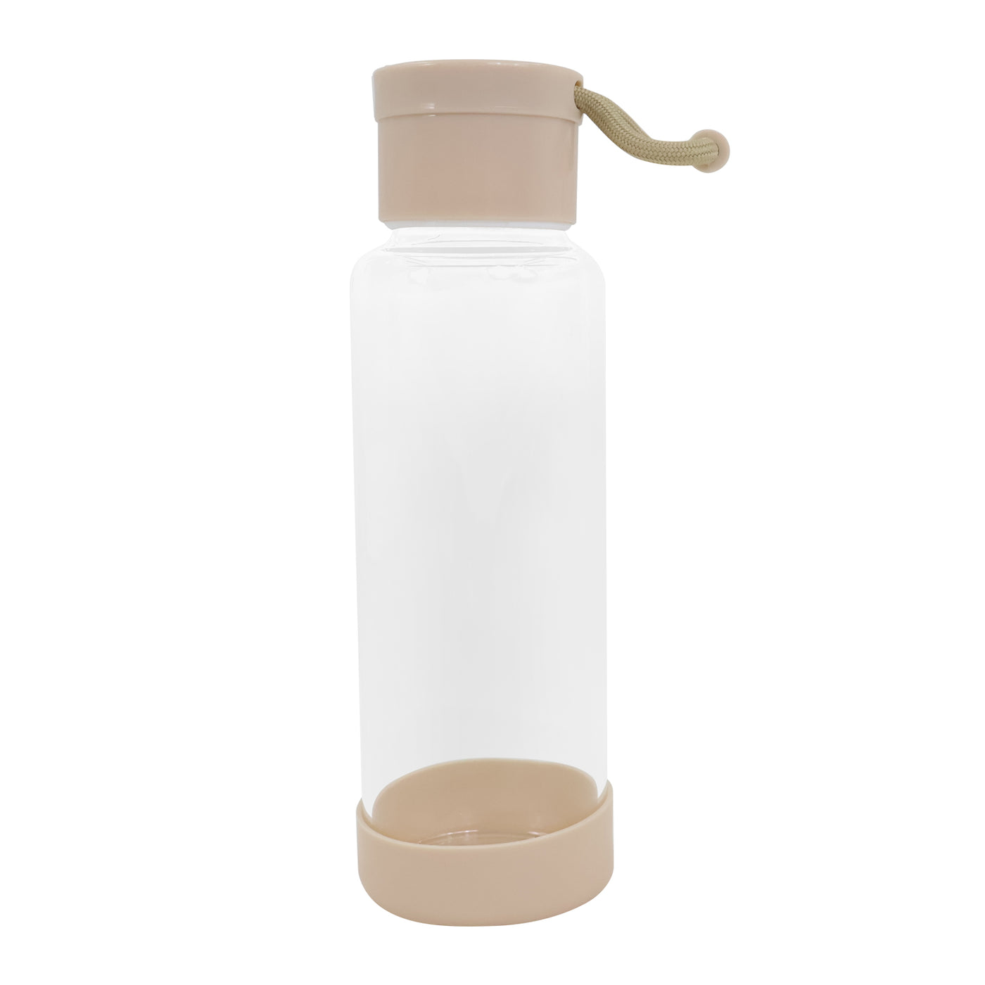 Clear Water Bottle 12oz / 350ml Wide Mouth Glass Bottles with Lids for Juicing