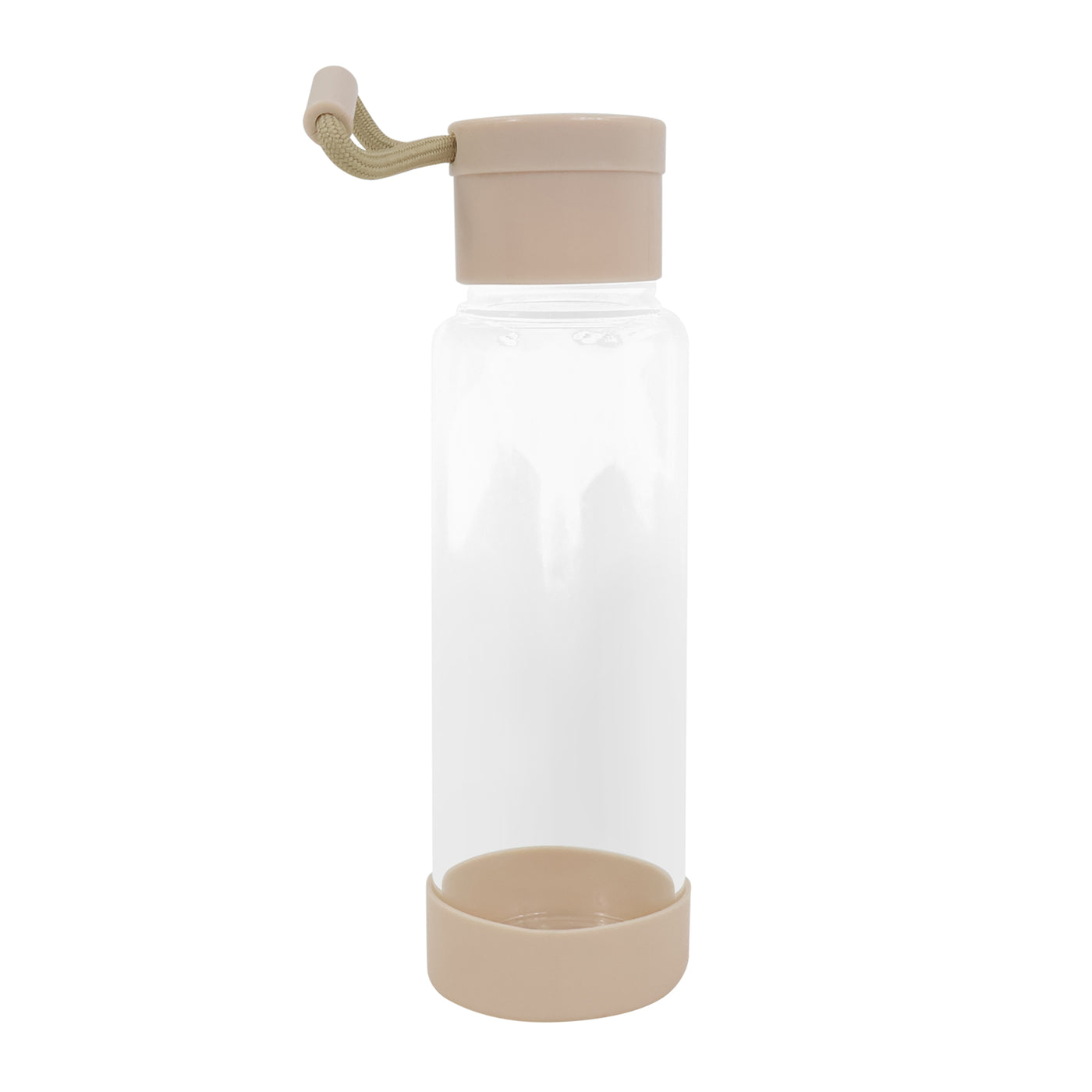 Clear Water Bottle 12oz / 350ml Wide Mouth Glass Bottles with Lids for Juicing