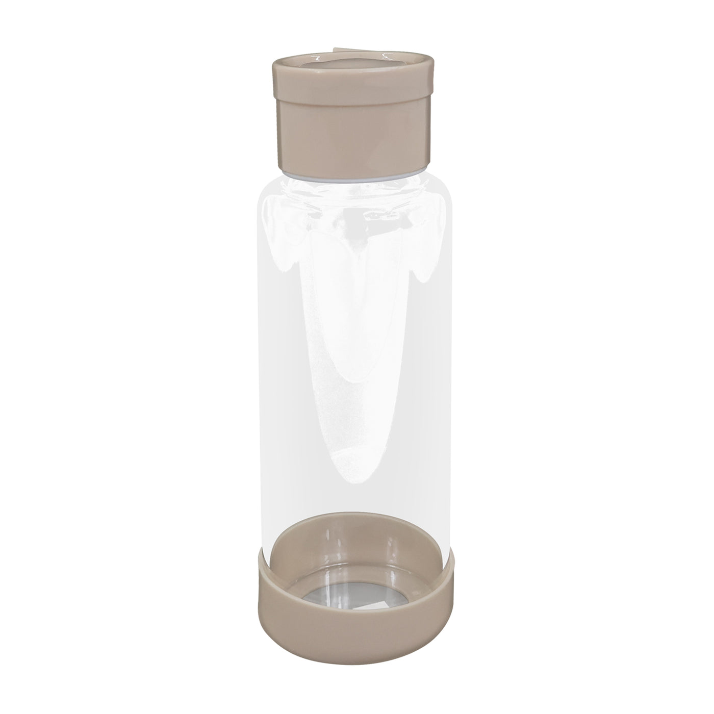 Clear Water Bottle 12oz / 350ml Wide Mouth Glass Bottles with Lids for Juicing