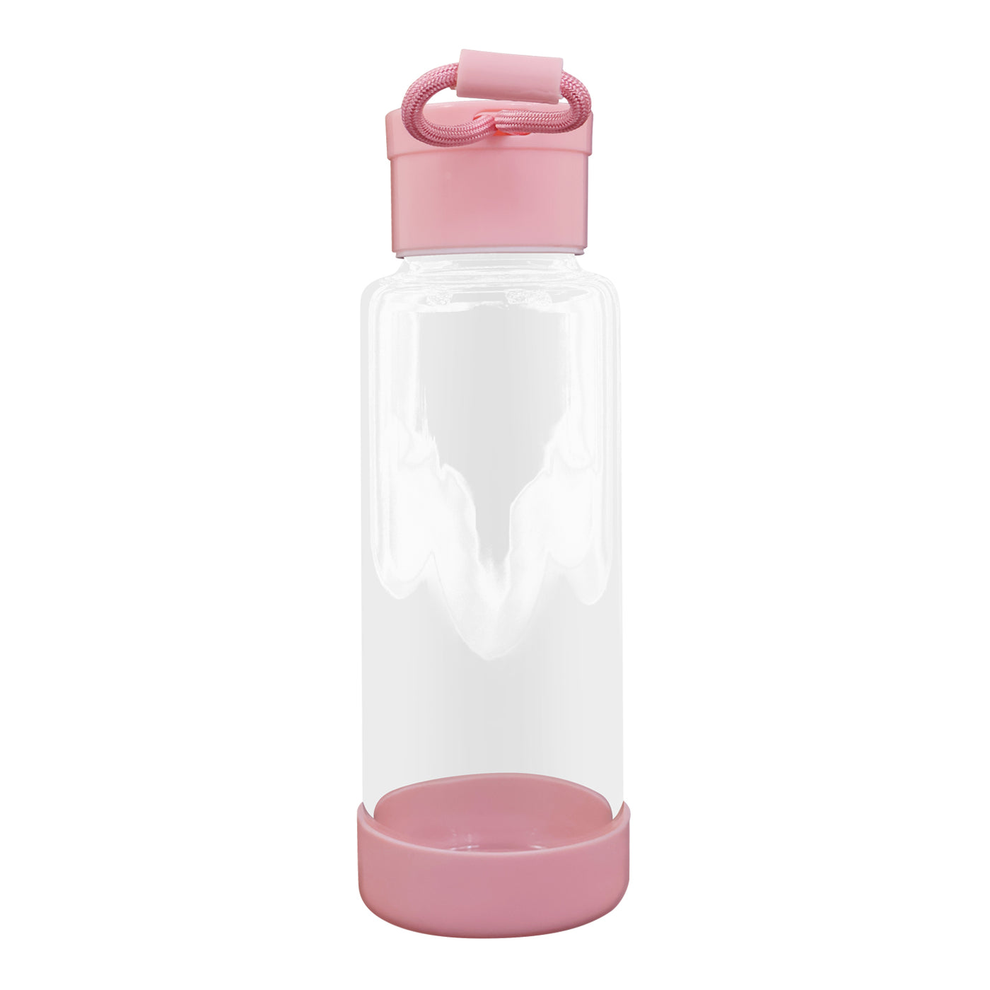 Clear Water Bottle 12oz / 350ml Wide Mouth Glass Bottles with Lids for Juicing