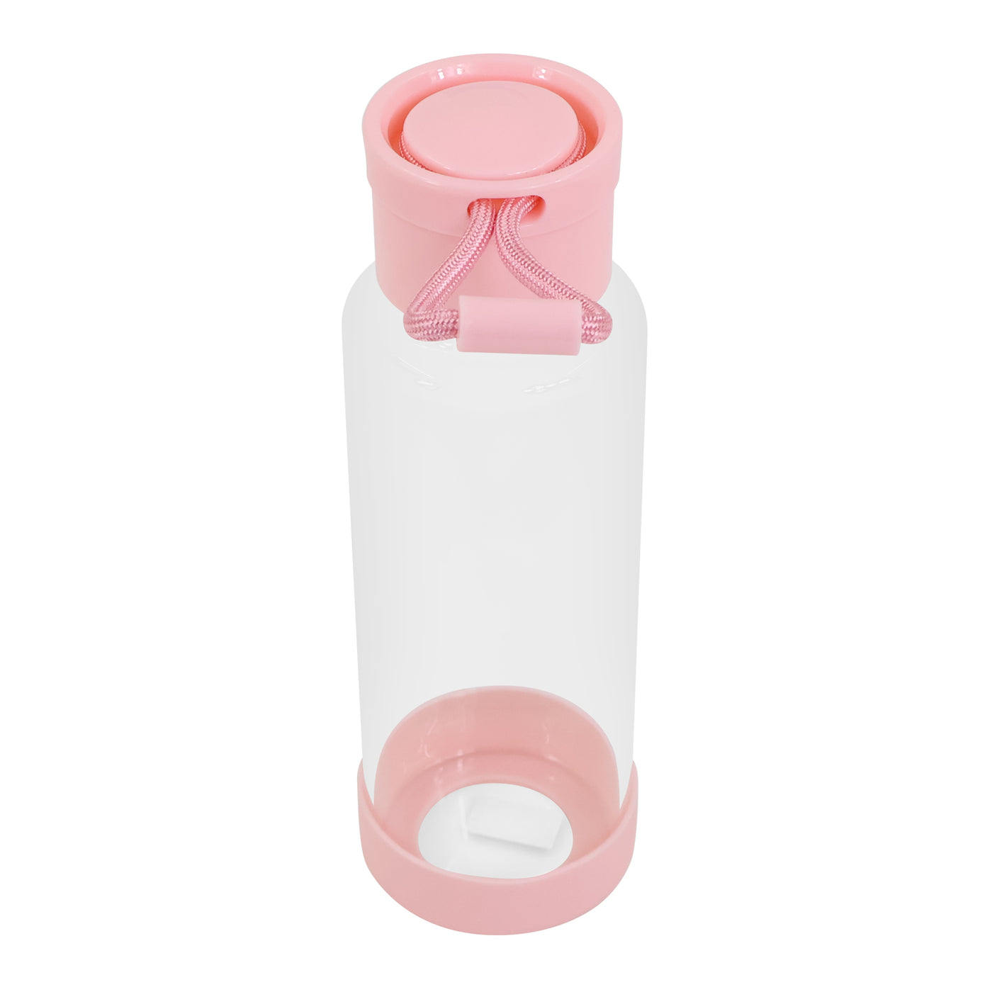 Clear Water Bottle 12oz / 350ml Wide Mouth Glass Bottles with Lids for Juicing