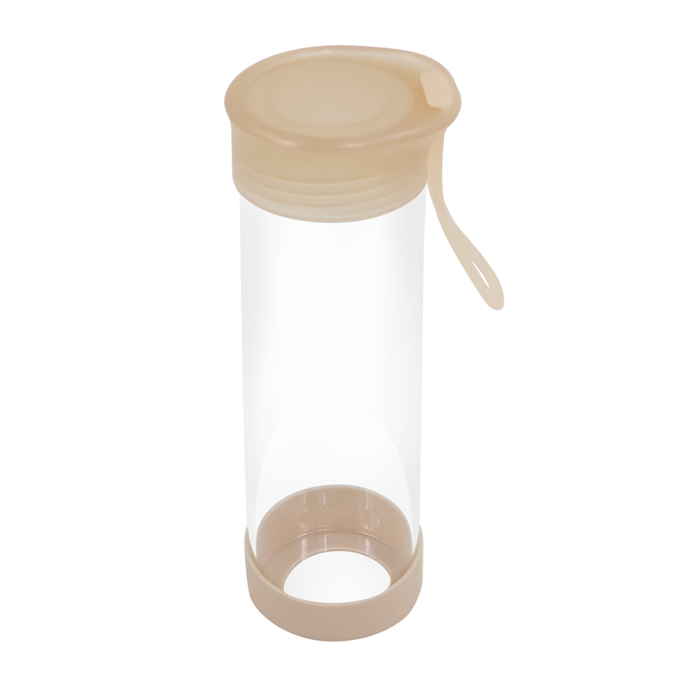 Clear Water Bottle 14oz / 410ml Wide Mouth Glass Bottles with Lids for Juicing