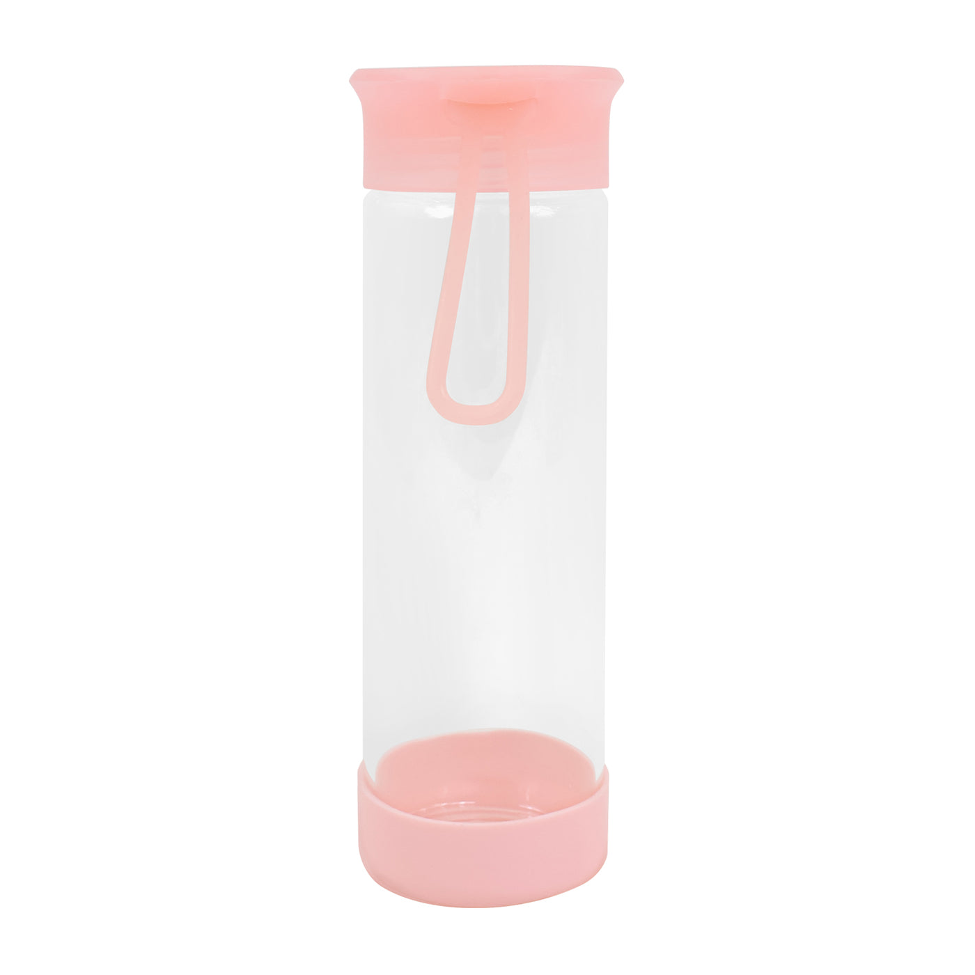 Clear Water Bottle 14oz / 410ml Wide Mouth Glass Bottles with Lids for Juicing