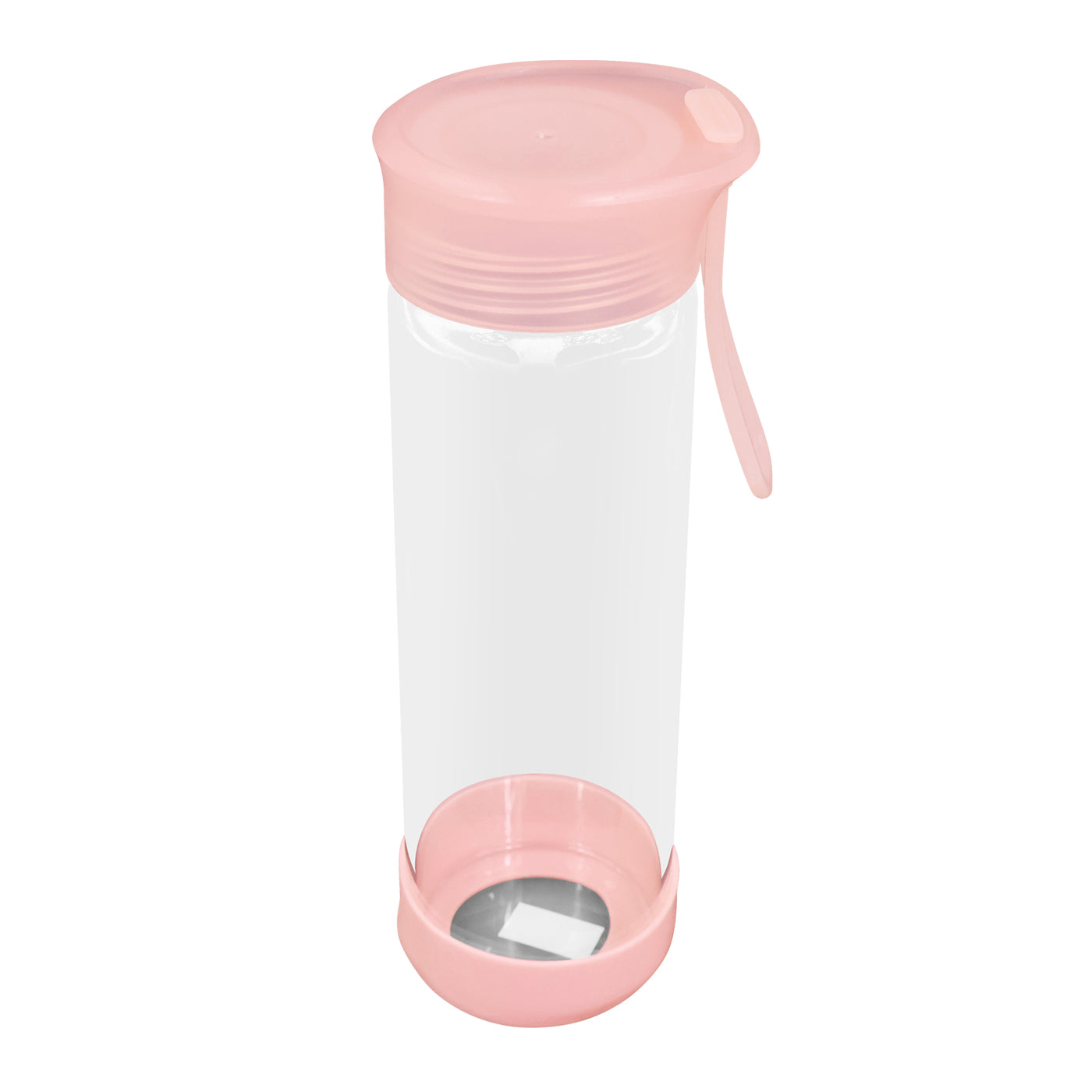 Clear Water Bottle 14oz / 410ml Wide Mouth Glass Bottles with Lids for Juicing