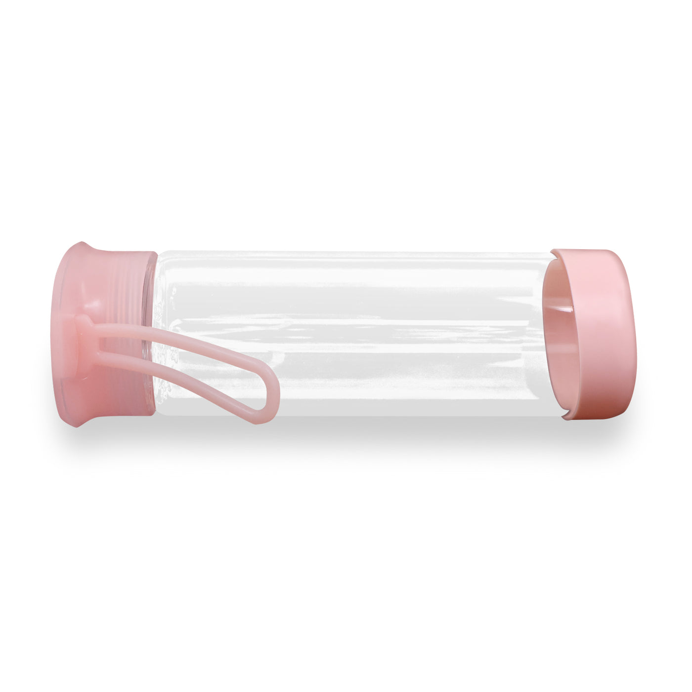 Clear Water Bottle 14oz / 410ml Wide Mouth Glass Bottles with Lids for Juicing