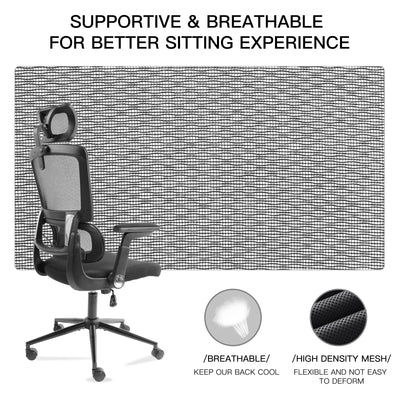 Ergonomic Home Office Breathable Mesh Chair Flip-up Armrest Computer Task Chair