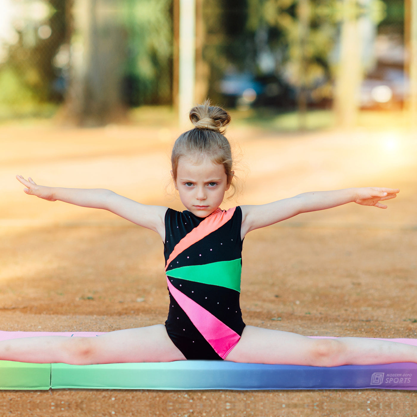 Gymnastics Balance Beam 6 Ft / 8 Ft / 9.5 Ft for Home Use | Physical Therapy, Rehabilitation and Core Strength Training Foam Folding Floor Beam for Girls, Boys, Teens, Beginners & Professional Gymnasts