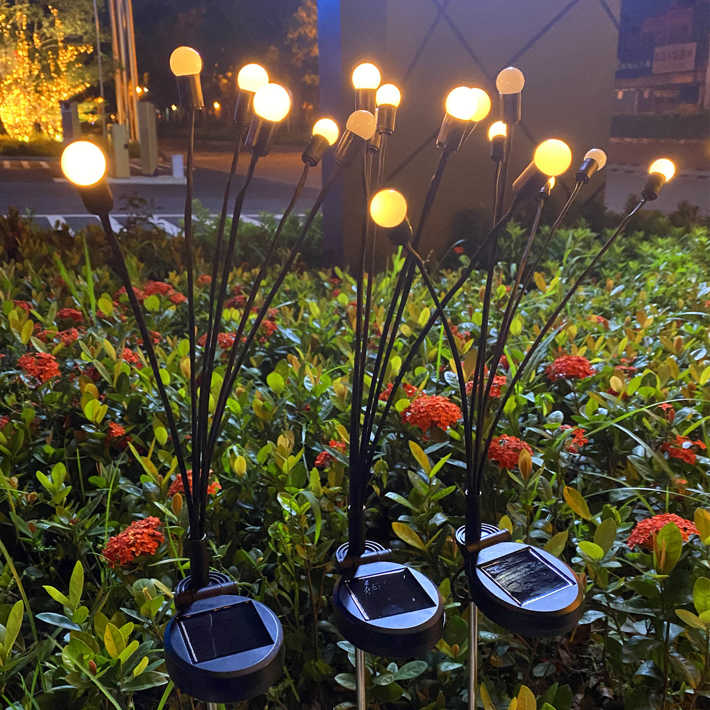 Solar Garden Light Upgraded Solar Swaying Light for Patio Landscape