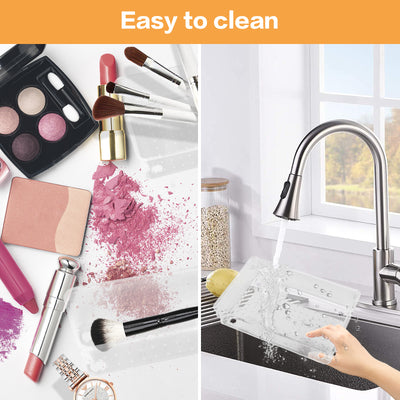 16PCS Desk Drawer Storage Box Organizer Set 5 Sizes Versatile Dividers for Makeup, Jewelries, Kitchen Utensils, Gadgets, Office