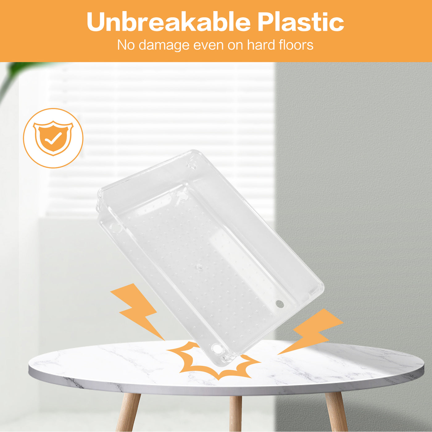 16PCS Desk Drawer Storage Box Organizer Set 5 Sizes Versatile Dividers for Makeup, Jewelries, Kitchen Utensils, Gadgets, Office