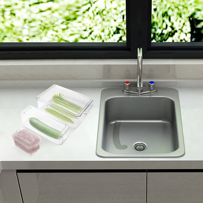 7 PCS Refrigerator Organizer Bins Food Containers with Various Size Storage Bins