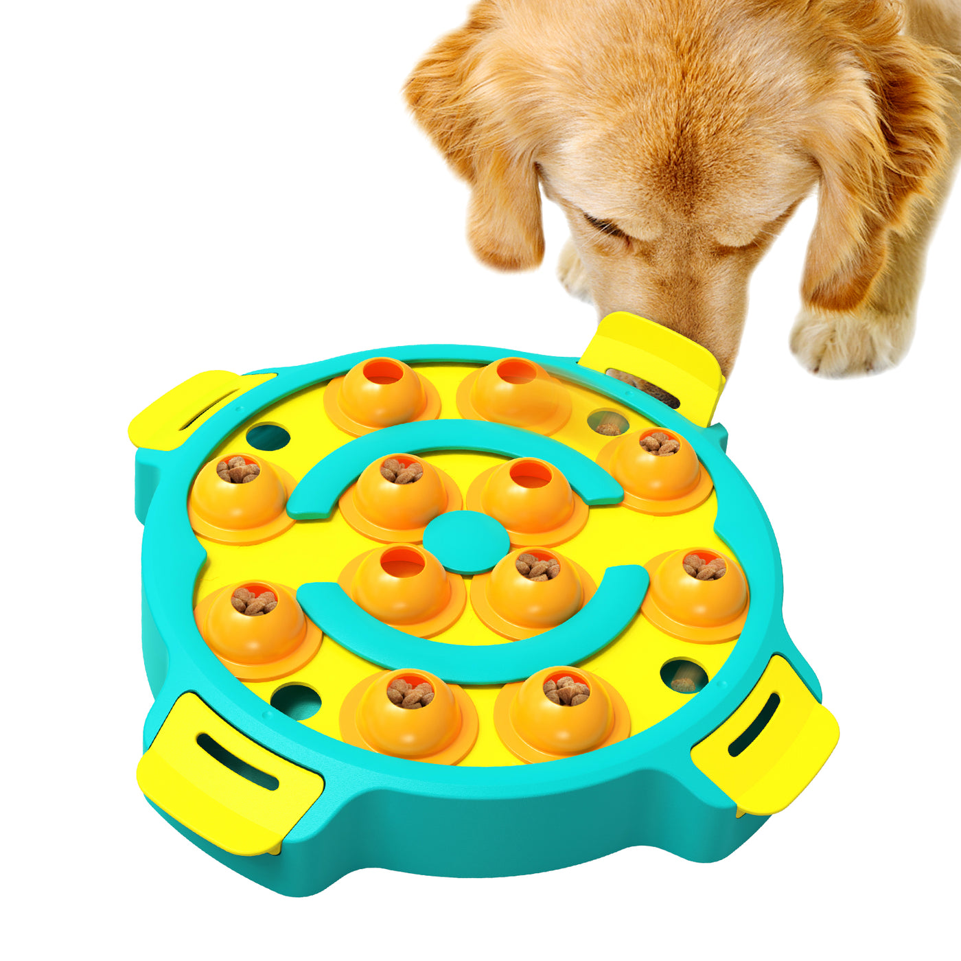 Dog Puzzle Toys Cat Pet Slow Feeder Bowl for IQ Training & Mental Enrichment