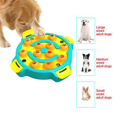 Dog Puzzle Toys Cat Pet Slow Feeder Bowl for IQ Training & Mental Enrichment