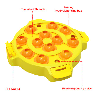 Dog Puzzle Toys Cat Pet Slow Feeder Bowl for IQ Training & Mental Enrichment