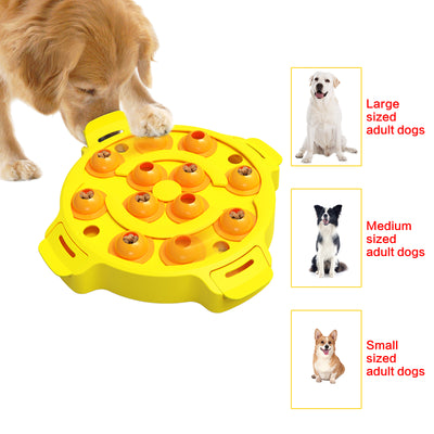 Dog Puzzle Toys Cat Pet Slow Feeder Bowl for IQ Training & Mental Enrichment