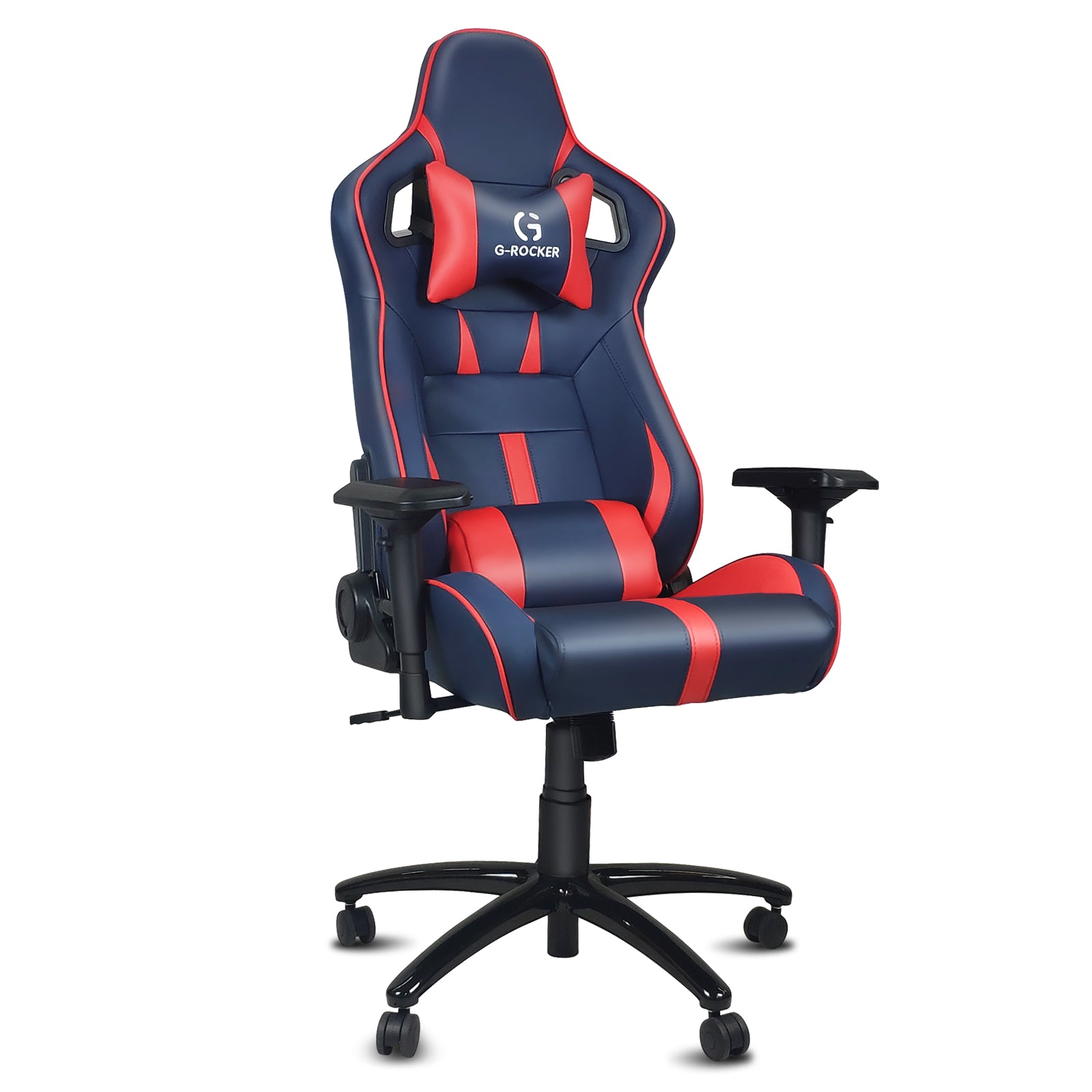 Leather Executive Office PC Desk High Back Ergonomic Swivel Racing Gam ...