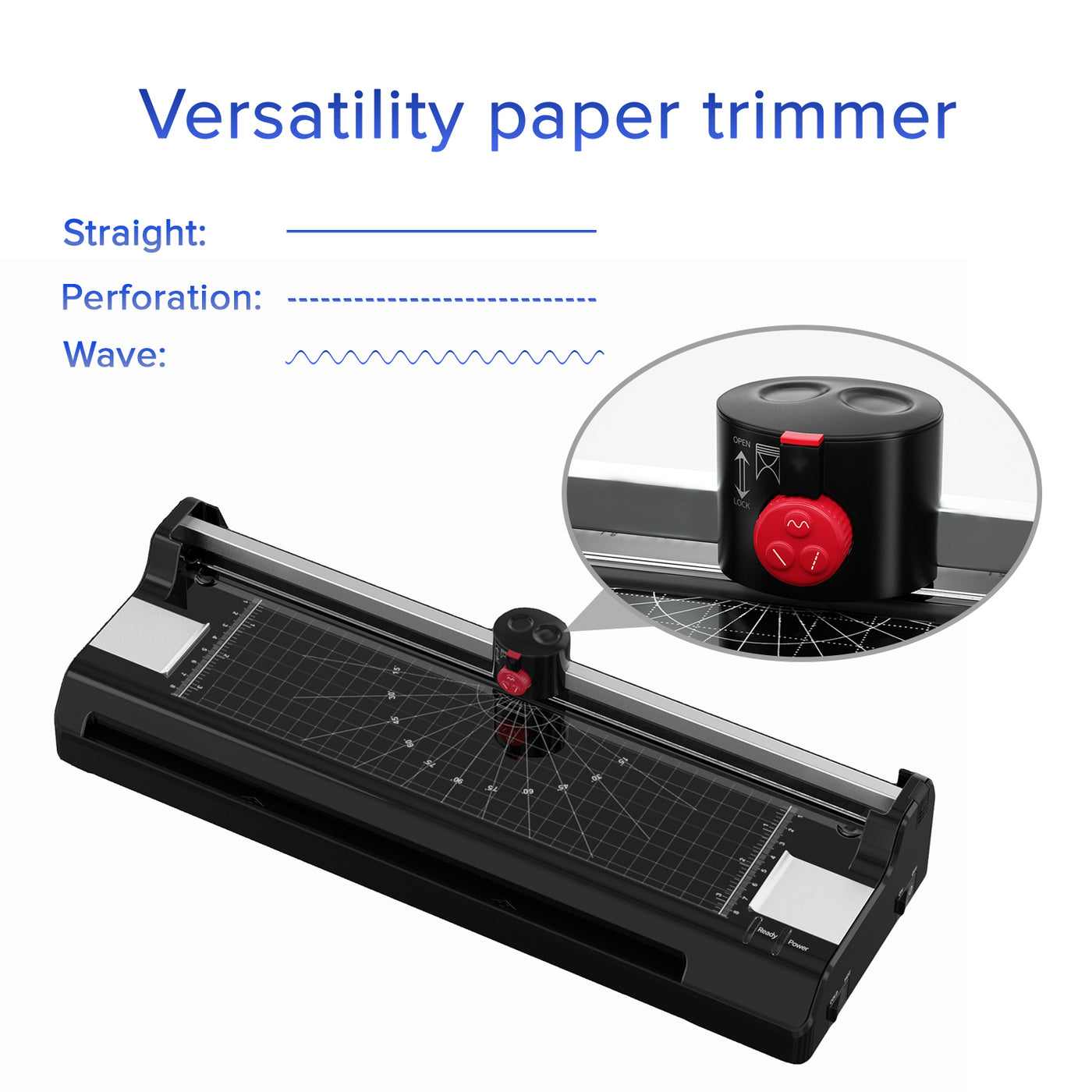 9" 5 in 1 Laminator Machine with Cold & Hot Mode, Paper Trimmer, Corner Rounder