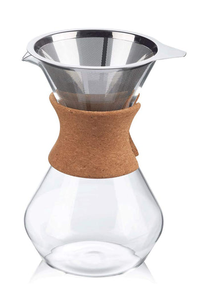 Pour Over Coffee Maker with Filter 34 Ounce/ 1000ml Lead Free