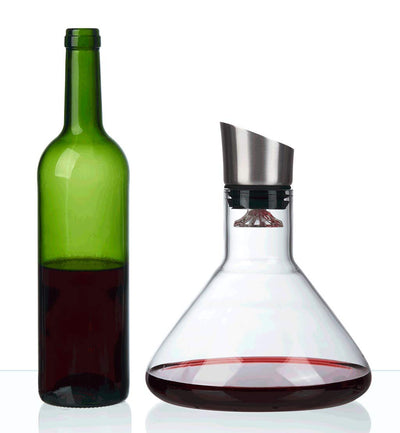 Red Wine Carafe Decanter with Aerator Filter Crystal 50 oz/ 1500ml