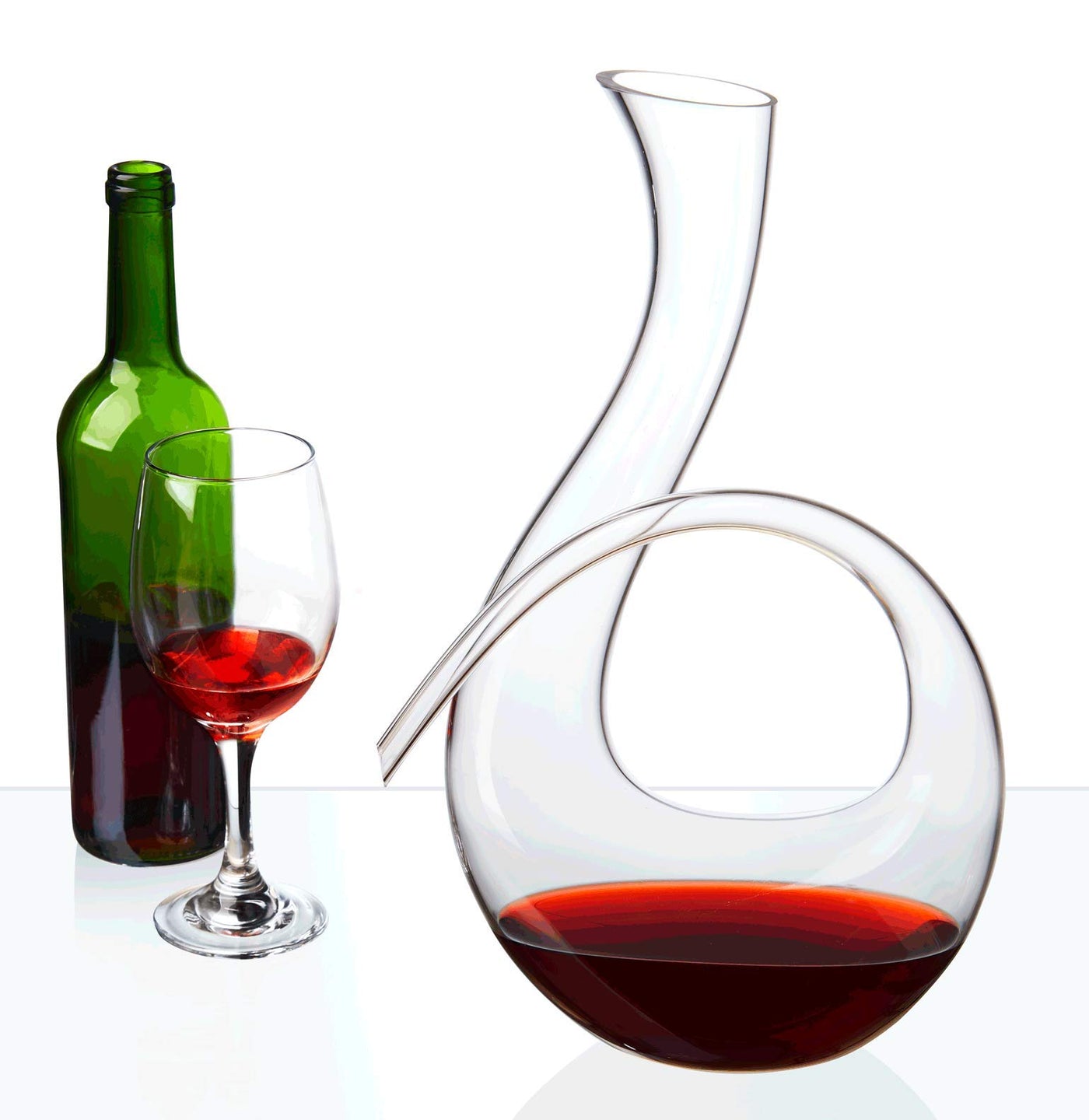 Glass Wine Decanter Aerator Red Wine Carafe 51oz/ 1500ml