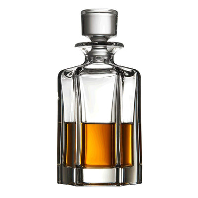 Glass Wine Decanter with Stopper Lid Crystal Whisky Alcohol Decanter Lead Free