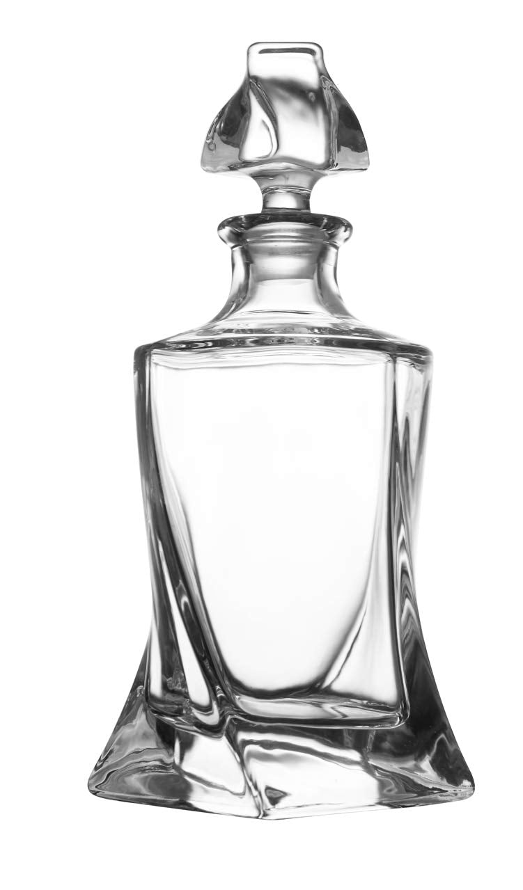 Glass Whisky Decanter with Stopper Lid for Water Alcohol Liquor Lead Free