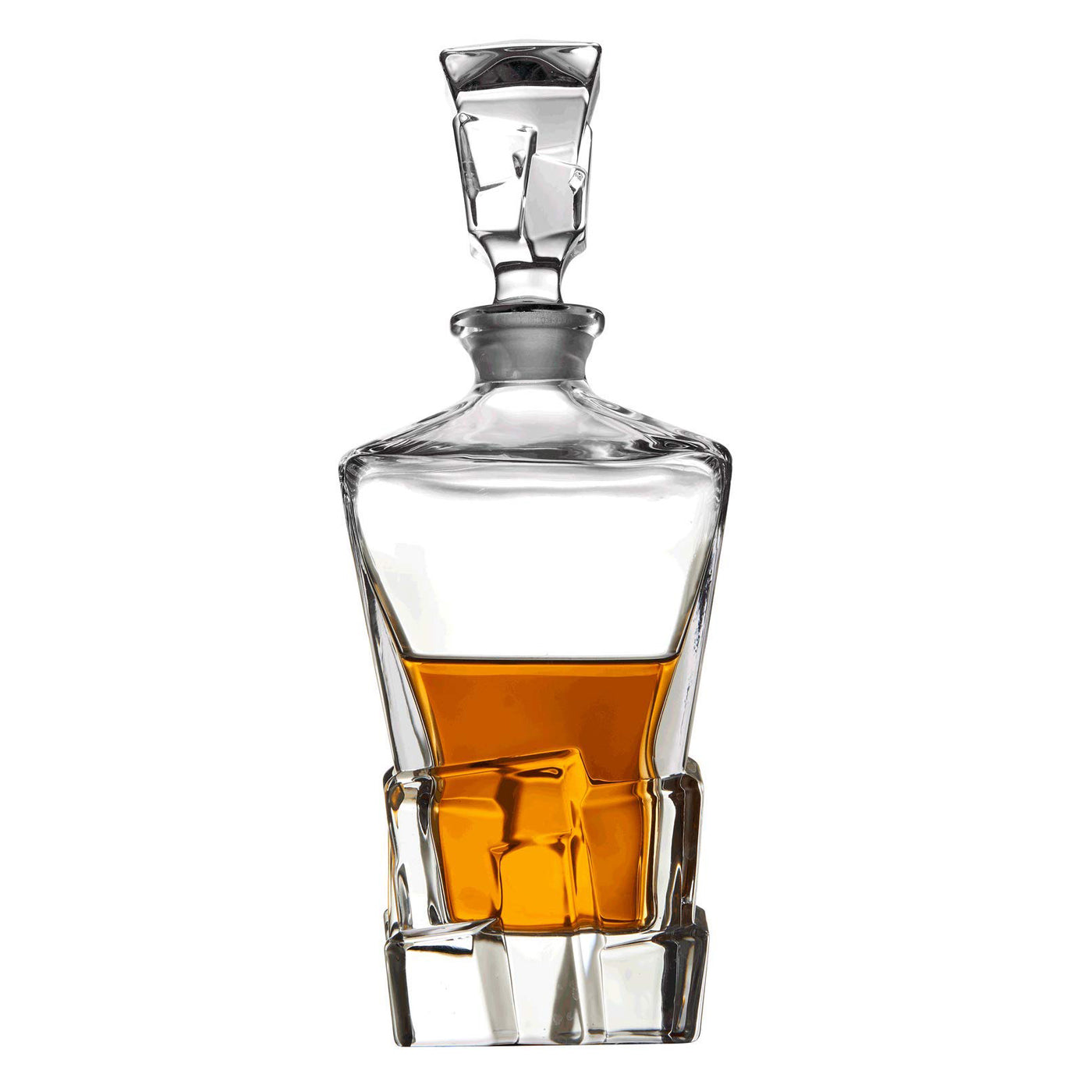 Glass Decanter with Stopper Lid Whisky Wine Decanter for Alcohol Lead Free