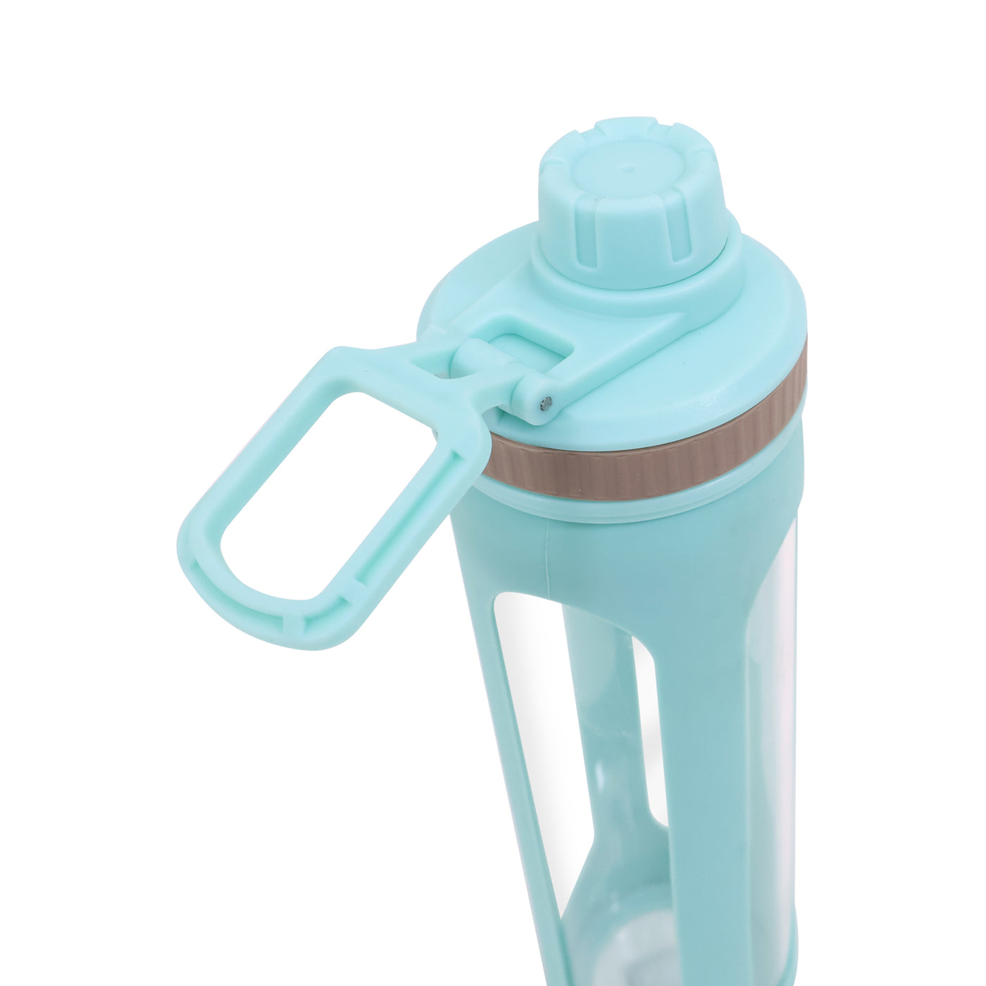 20oz Water Bottles with Water Jug Lid Handle Reusable Fitness Sports Bottle Cyan