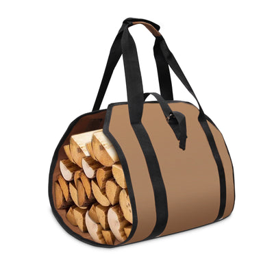 Log Carrier Dirt Proof with Soft Handle Firewood Totes Canvas Water Resistant