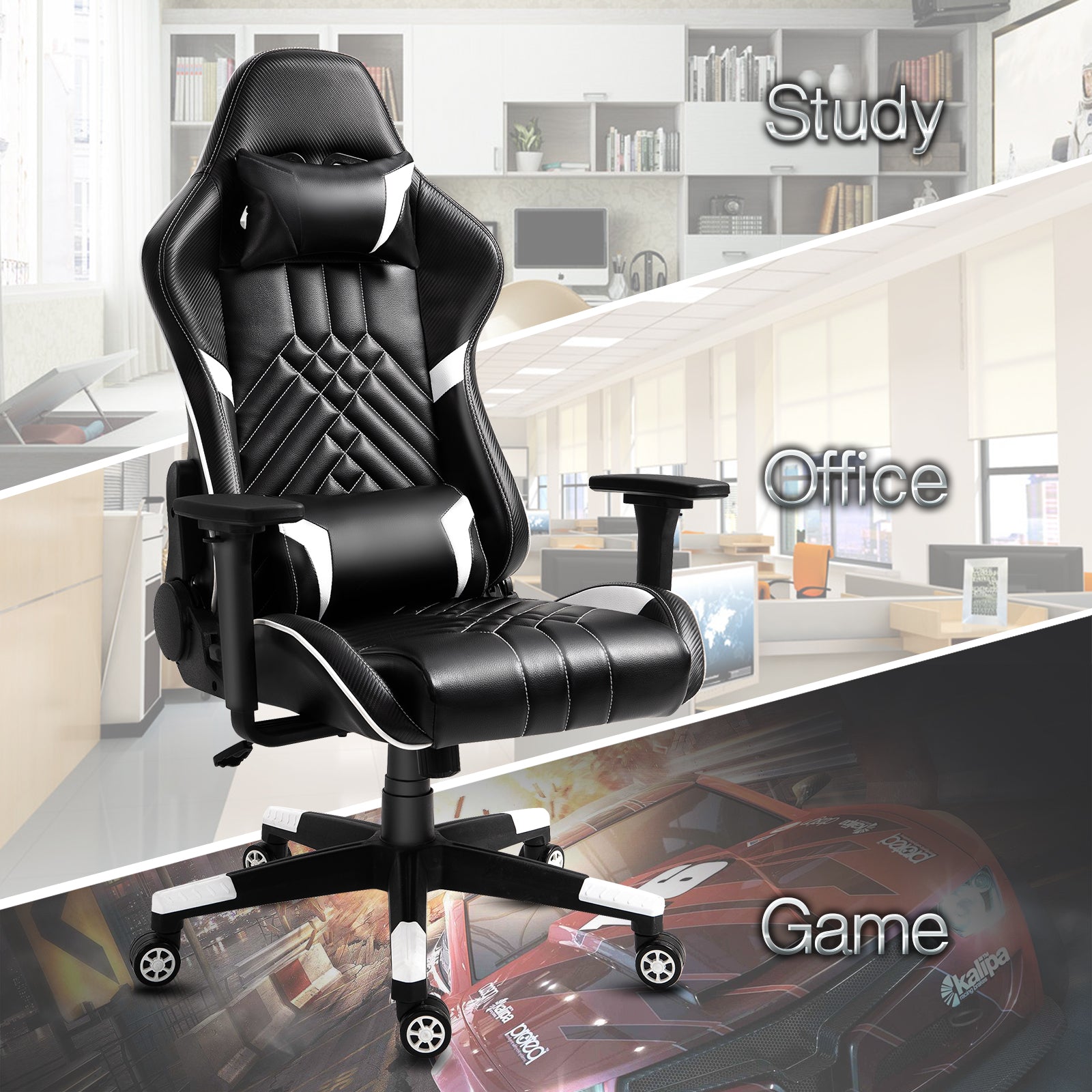 Dl Racing Gaming Chair Racing Gaming Chairs Ergonomic Computer Office Seats Executive Chairs ...
