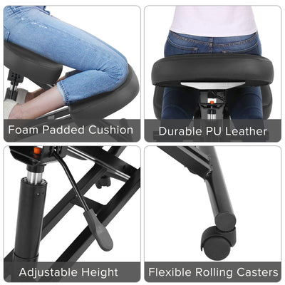 Knee Stool Rolling Posture Desks Chairs Ergonomic Kneeling Chairs Adjustable