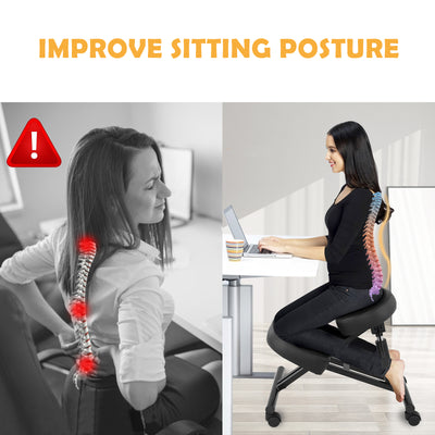 Knee Stool Rolling Posture Desks Chairs Ergonomic Kneeling Chairs Adjustable
