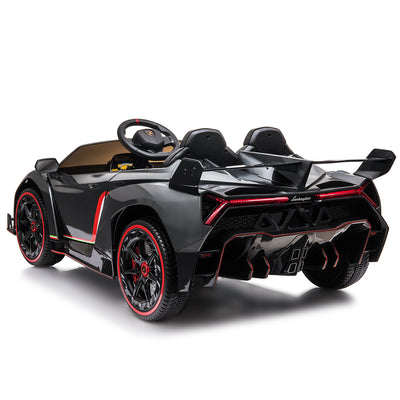 Lamborghini Veneno Ride On Car with Remote Control Music Electric Toy 12V Lights