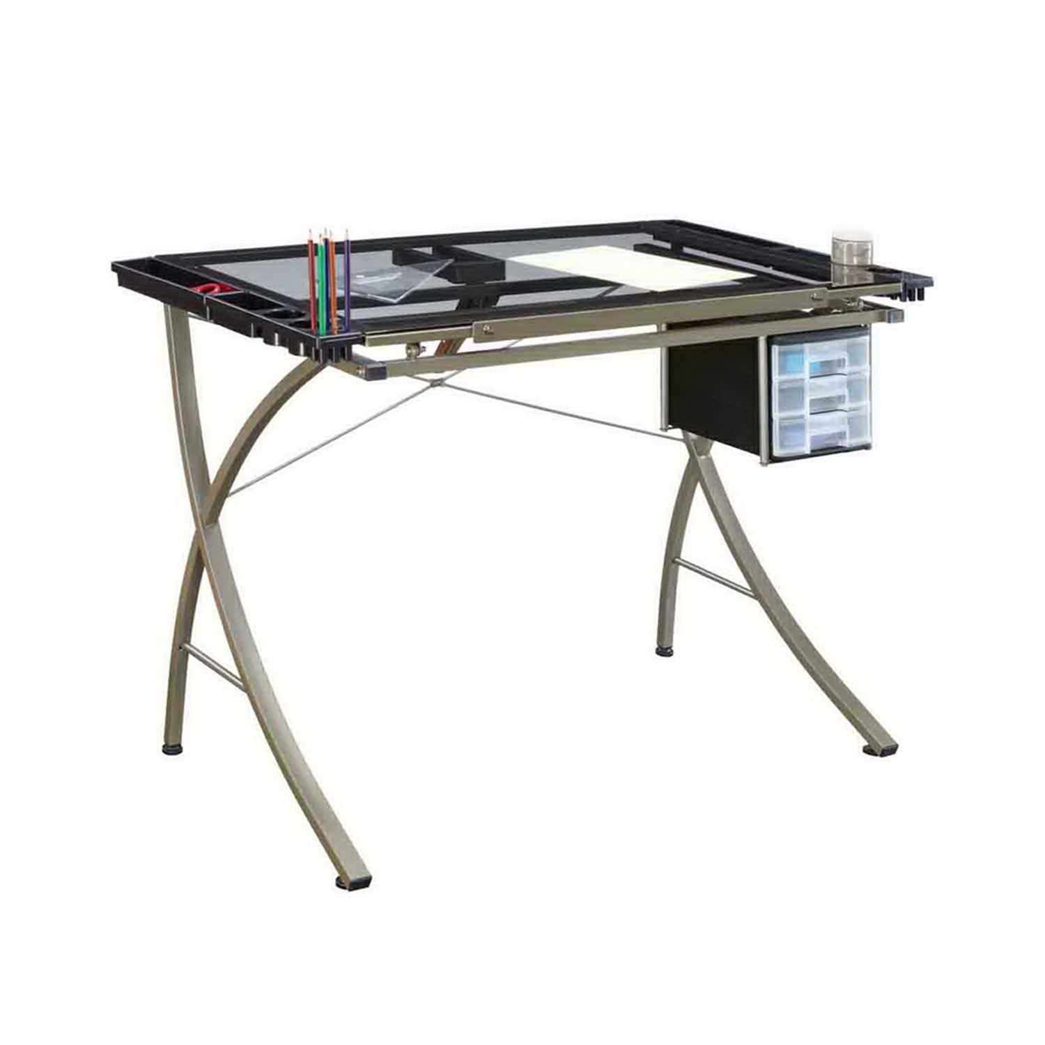 Office Drafting Table Art Drawing Adjustable Craft Work Station ...