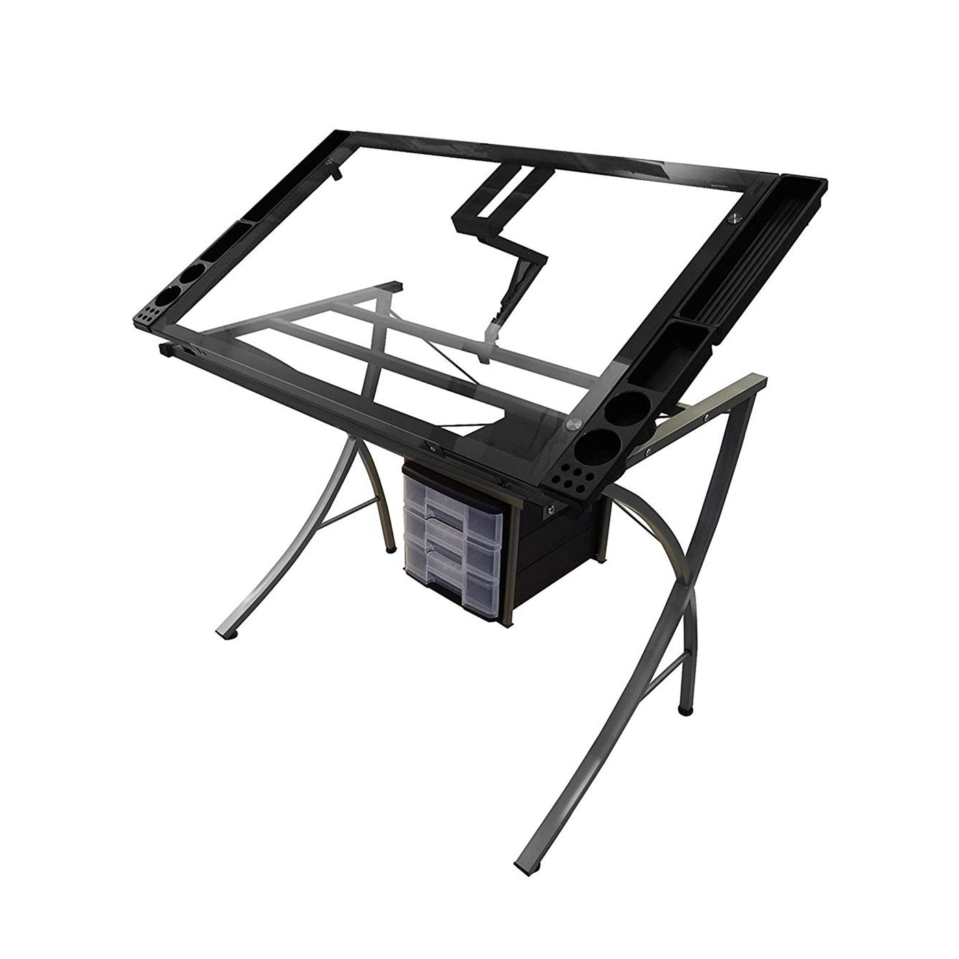 Craftwork Station Office Drafting Table Art Drawing Adjustable Craft Work Station ...