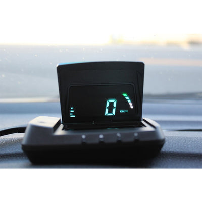 Universal Car HUD Head Up Display Speedometer System  Alarm Detector MPH KMH OBD2 Interface