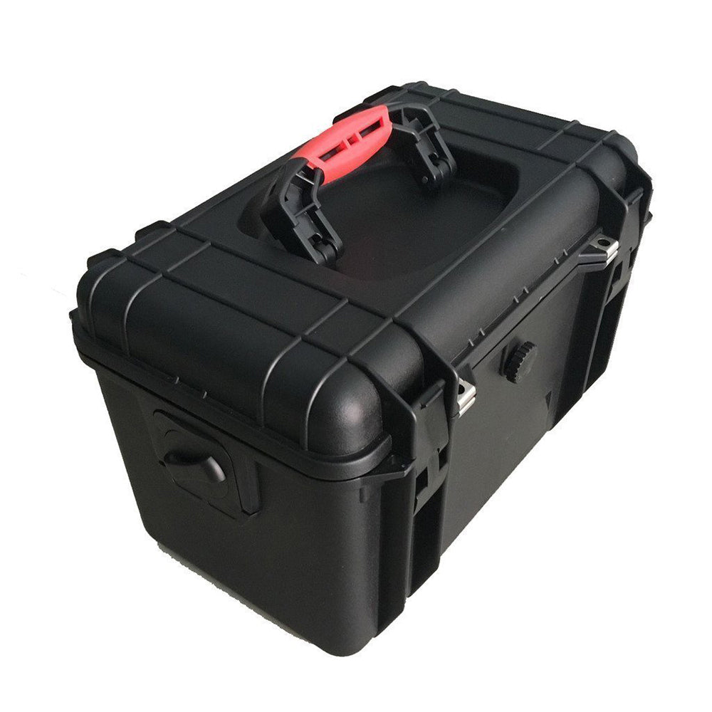 Water Resistant Case Dry Box Pre-Cut Foam Multi-Purpose Protective Case, Black